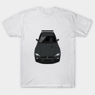 Skyline GTR V Spec R34 - Black T-Shirt